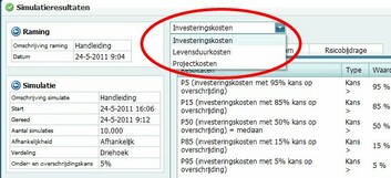 Kostensoorten resultaat